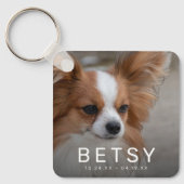 Porte-clés Pet Photo Rainbow Bridge Memorial (Recto)