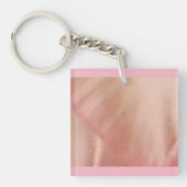 Porte-clés Pétale rose Fleur Porte - clé double face (Devant)