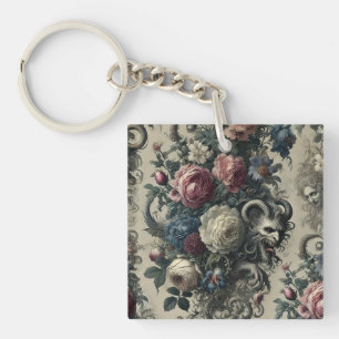 Porte-clés Pétales de Décadence - gothique baroque