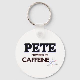 Porte-clés Pete propulsé par la caféine