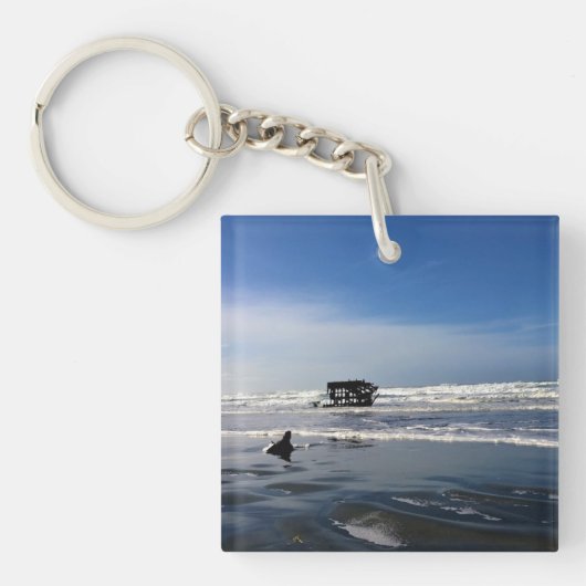 Porte-clés Peter Iredale Shipwreck, Côte de l'Oregon (Devant)