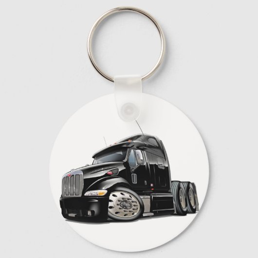 Porte-clés Peterbilt Black Truck (Recto)
