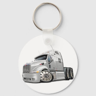 Porte-clés Peterbilt White Truck