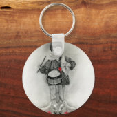Porte-clés Petit batteur garçon Porte - clé (Recto)