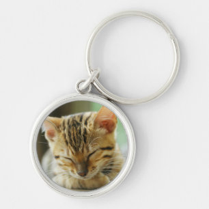 Porte-clés Petit bébé de sommeil Kitty