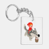 Porte-clés Petit Chaperon Rouge & Porte - clé Acrylique Wolf (Devant gauche)