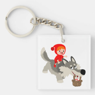 Porte-clés Petit Chaperon Rouge & Porte - clé Acrylique Wolf