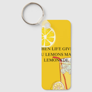 Porte-clés Petit charme citron