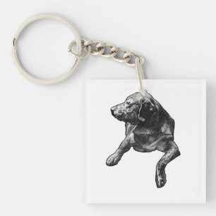 Porte-clés Petit charme de Speckle, Labrador