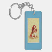 Porte-clés petit chiot beagle mignon (Devant gauche)