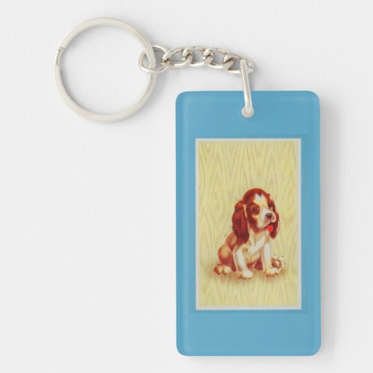 Porte-clés petit chiot beagle mignon (Devant)