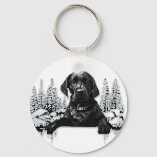 Porte-clés Petit chiot noir Labrador Retriever T-Shirt Thirt