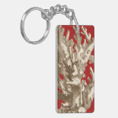 Porte-clés Petit corail en rouge (Devant gauche)