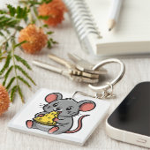 Porte-clés Petit Cottage de Souris (Devant Droit)