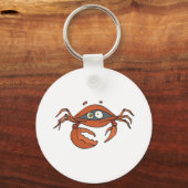 Porte-clés petit crabe effrayé (Recto)
