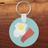 Porte-clés Petit déjeuner de bacon et d'oeufs (Recto)