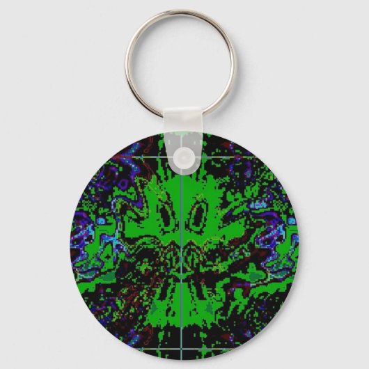 Porte-clés Petit diable vert (Recto)