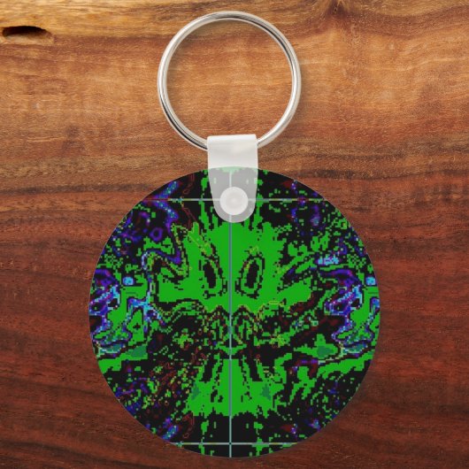 Porte-clés Petit diable vert (Recto)