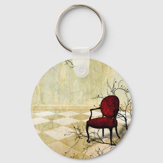Porte-clés Petit fauteuil royal avec branches (Recto)