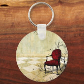 Porte-clés Petit fauteuil royal avec branches (Recto)