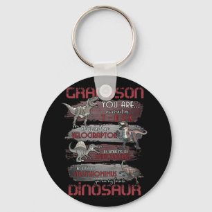 Porte-clés Petit-Fils Tu Es Aussi Fort Que T-Rex Que Intellig
