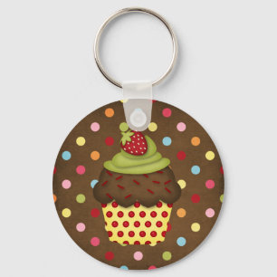 Porte-clés petit gâteau délicieux