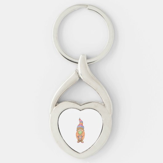 Porte-clés Petit Gnome de Pâques (Devant)