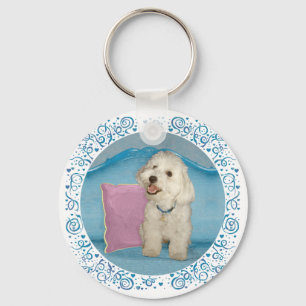 Porte-clés Petit Havanais sur Canapé Turquoise