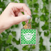 Porte-clés Petit lapin japonais, vert (main)