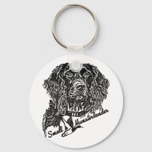 Porte-clés Petit Munsterlander (logo)