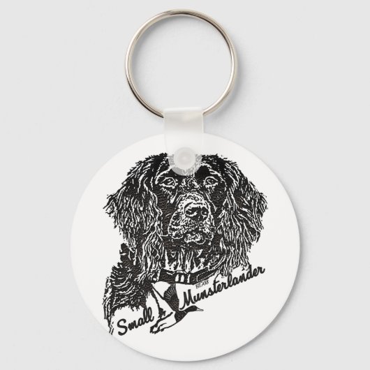 Porte-clés Petit Munsterlander (logo) (Recto)