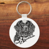 Porte-clés Petit Munsterlander (logo) (Recto)