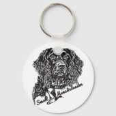 Porte-clés Petit Munsterlander (logo) (Verso)