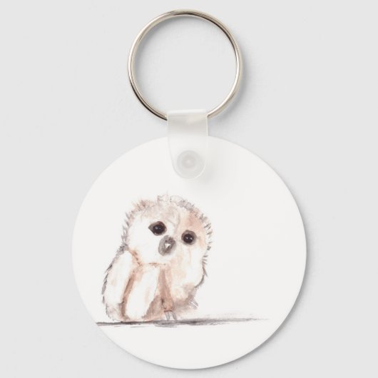 Porte-clés Petit oiseau de chouette (Recto)