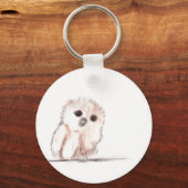 Porte-clés Petit oiseau de chouette (Recto)