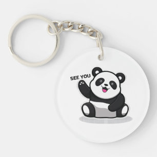 Porte-clés petit panda mignon