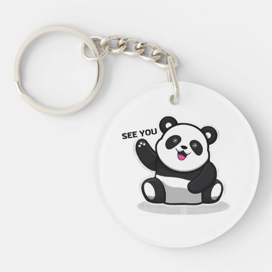 Porte-clés petit panda mignon (Devant)