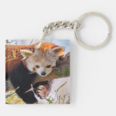 Porte-clés Petit panda rouge pâle (Dos)