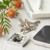 Porte-clés Petit panda sur la neige, Wolong, Sichuan, Chine (Côté)