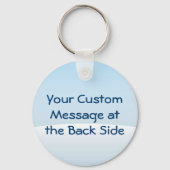 Porte-clés Petit Penguin marcher sur le Porte - clé de neige (Verso)