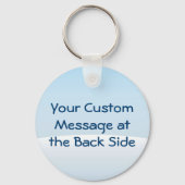 Porte-clés Petit pingouin avec boules de neige agitant Porte  (Verso)