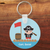 Porte-clés Petit Pirate Capitaine Ocean Raft Boy (Recto)