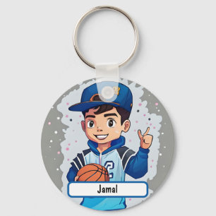 Porte-clés Petit Porte - clé Baller Avec Nom Personnalisé