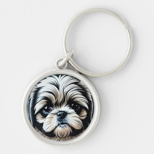 Porte-clés Petit porte - clé chiite Tzu chiot