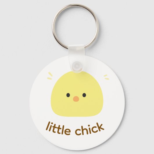 Porte-clés Petit Poussin Mignon | Sac Poussin Bébé (Recto)