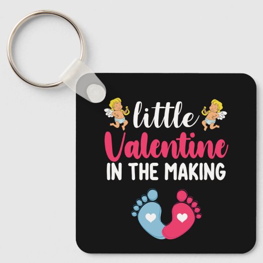 Porte-clés Petit Saint-Valentin en devenir Grossesse Enceinte (Recto)