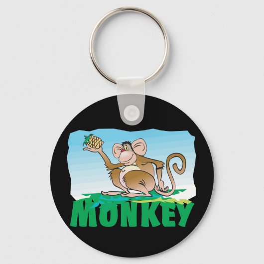 Porte-clés Petit Singe amical (Recto)