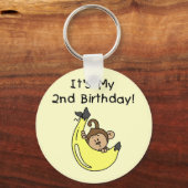 Porte-clés Petit singe sur Banana 2e anniversaire (Recto)