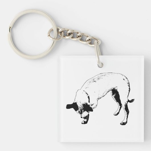 Porte-clés Petit Terrier Joie (Devant)