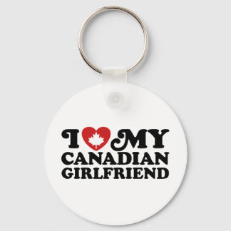 Porte-clés Petite amie canadienne